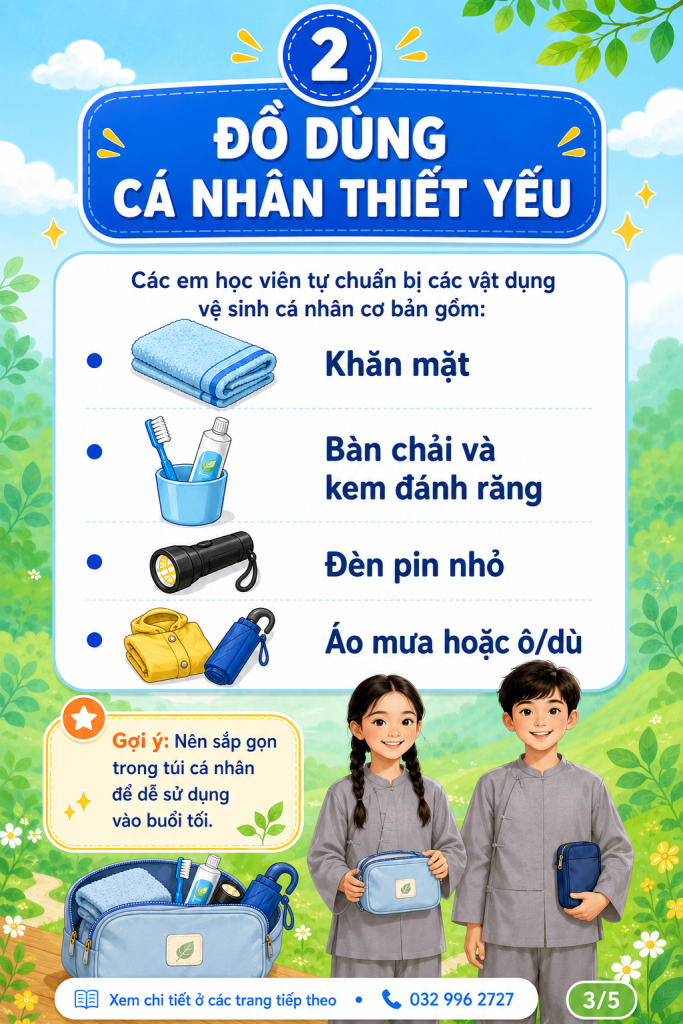 HƯỚNG DẪN CHUẨN CHO KHÓA TU MÙA HÈ 2026 – KHÓA HỌC ĐẠO ĐỨC MÙA HÈ 2026 TẠI TU VIỆN CHƠN NHƯ插图1